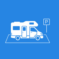 Parkplatzschilder für Campingplätze