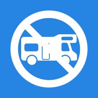 Verbotsschilder für Campingplätze