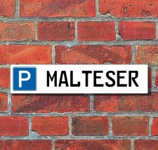 Schild Parkplatz "Malteser" - 3 mm Alu-Verbund...