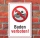 Schild Baden verboten, 3 mm Alu-Verbund 600 x 400 mm