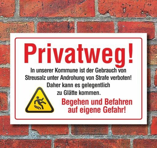 Selbstklebendes Schild „Privatweg – Durchgang Verboten“ – 300x200 Mm, 1,5 Mm Dick, Gelb/schwarz, Kein Bohren Nötig