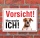 Vorsicht "Hier wache ich", Boxer, Hund, Schild, Hinweis, 3 mm Alu-Verbund Motiv 1 300 x 200 mm