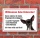 Vorsicht "Willkommen", Chihuahua, Hund, Schild, Hinweis, 3 mm Alu-Verbund Motiv 2 300 x 200 mm