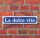Schild im Straßenschild-Design "La dolce vita", 3 mm Alu-Verbund - 52 x 11 cm