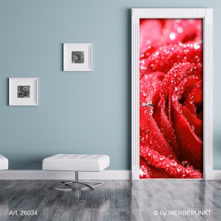 Türtapete "Rose", Türposter, selbstklebend 2050 x 880 mm