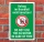 Schild "Aufzug nicht benutzen, zweisprachig", 3 mm Alu-Verbund