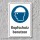 Schild "Kopfschutz benutzen", DIN ISO 7010, 3 mm Alu-Verbund  300 x 200 mm