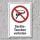 Verbotsschild "Geräte Tauchen verboten", DIN ISO 20712, 3 mm Alu-Verbund  300 x 200 mm