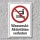 Verbotsschild "Wasserskiaktivitäten verboten", DIN ISO 20712, 3 mm Alu-Verbund