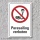 Verbotsschild "Parasailing verboten", DIN ISO 20712, 3 mm Alu-Verbund
