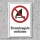 Verbotsschild "Strandsegeln verboten", DIN ISO 20712, 3 mm Alu-Verbund  300 x 200 mm