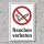 Verbotsschild "Rauchen verboten", DIN ISO 7010, 3 mm Alu-Verbund  300 x 200 mm