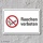 Verbotsschild "Rauchen verboten", DIN ISO 7010, 3 mm Alu-Verbund  300 x 200 mm