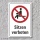 Verbotsschild "Sitzen verboten", DIN ISO 7010, 3 mm Alu-Verbund  300 x 200 mm