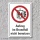 Verbotsschild "Aufzug nicht benutzen", DIN ISO 7010, 3 mm Alu-Verbund  300 x 200 mm