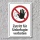 Verbotsschild "Zutritt für Unbefugte verboten", DIN ISO 7010, 3 mm Alu-Verbund  600 x 400 mm