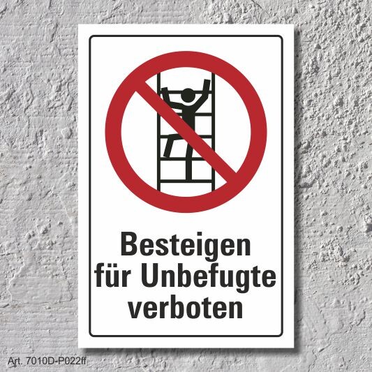 Aluminium Verbotsschild D-P005 Kein Trinkwasser 200 Mm / 0,6 Mm