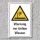 Warnschild "Warnung vor tiefem Wasser", DIN ISO 20712, 3 mm Alu-Verbund  300 x 200 mm