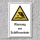 Warnschild "Warnung vor Schiffsverkehr", DIN ISO 20712, 3 mm Alu-Verbund  300 x 200 mm