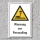 Warnschild "Warnung vor Parasailing", DIN ISO 20712, 3 mm Alu-Verbund  300 x 200 mm