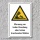 Warnschild &quot;Warnung vor Brandung, Wellen&quot;, DIN ISO 20712, 3 mm Alu-Verbund