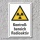 Warnschild &quot;Kontrollbereich radioaktiv&quot;, DIN ISO 7010, 3 mm Alu-Verbund  