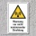 Warnschild "Nicht ionisierende Strahlung", DIN ISO 7010, 3 mm Alu-Verbund  300 x 200 mm