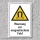 Warnschild "Magnetisches Feld", DIN ISO 7010, 3 mm Alu-Verbund  300 x 200 mm