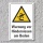 Warnschild "Hindernisse am Boden", DIN ISO 7010, 3 mm Alu-Verbund  300 x 200 mm