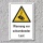 Warnschild "Schwebende Last", DIN ISO 7010, 3 mm Alu-Verbund  300 x 200 mm