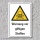 Warnschild "Warnung vor giftigen Stoffen", DIN ISO 7010, 3 mm Alu-Verbund  300 x 200 mm