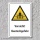 Warnschild "Vorsicht! Quetschgefahr", DIN ISO 7010, 3 mm Alu-Verbund  600 x 400 mm