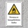 Warnschild "Feuergefährliche Stoffe", DIN ISO 7010, 3 mm Alu-Verbund  300 x 200 mm