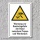 Warnschild "Quetschgefahr, Hand, Presse", DIN ISO 7010, 3 mm Alu-Verbund