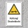 Warnschild "Achtung! Stacheldraht", DIN ISO 7010, 3 mm Alu-Verbund