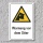 Warnschild "Warnung vor dem Stier", DIN ISO 7010, 3 mm Alu-Verbund  300 x 200 mm