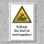 Warnschild "Dach nicht begehbar", DIN ISO 7010, 3 mm Alu-Verbund  300 x 200 mm