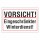 "VORSICHT! Eingeschränkter Winterdienst!" – Hochwertiges Hinweisschild für den Außenbereich 3 mm Alu-Verbund 450 x 300 mm