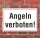 Schild Angeln verboten, 3 mm Alu-Verbund  600 x 400 mm