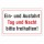 Standardschild Ein- und Ausfahrt Schild