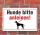 Schild "Hunde anleinen" 3mm Alu-Verbund, 300 x 200 mm
