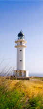 T&uuml;rtapete &quot;Leuchturm, Insel, Meer&quot;, T&uuml;rposter, selbstklebend 2050 x 880 mm