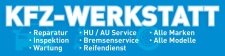 PVC Werbebanner Banner Plane "KFZ Werkstatt...