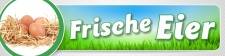 PVC Werbebanner Banner Plane "Frische Eier"...