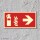 03. Feuerlöscher Rechts  - Schild 300 x 150 mm