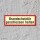 06. Brandschutztür geschlossen  - Aufkleber 300 x 100 mm
