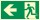 Rettungsweg links  Schild Nachleuchtend  400 x 200 mm