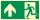 Rettungsweg Geradeaus  Schild Nachleuchtend  400 x 200 mm