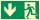 Rettungsweg Richtungspfeil  Schild Nachleuchtend  400 x 200 mm