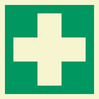 Erste Hilfe Rettungszeichen Rettungswegschild Schild Nachleuchtend ASR A1.3